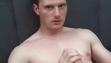 Big Dick Jock Gives Self A Facial