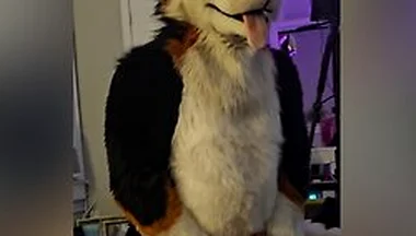 Lewdmindedlynx Helps Angrybarks Through His Rut Week Cums Inside And On His Feet Paws