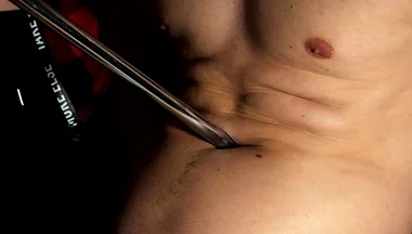 Belly Fetish Close-ups with Gutpunches and Navel Pressure Play