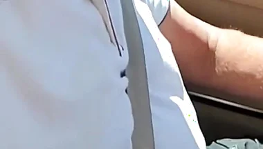 Sucking Big Dick Stepdaddy Jay Taylor in Car and Park