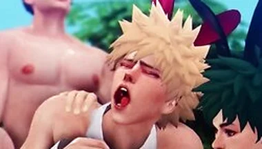 Car Toon - Heros Egg Hunt - Ida X Midoriya X Bakugo - My Hero Academia 3d Animation Parody