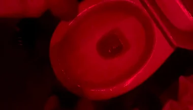 Amateur Boy Watches His Friend Pee in the Club's Toilets, Lends Him a Helping Hand and Gets Hard...