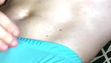 Wet Precum Panties and Cum Inside