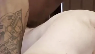 Fucking Bareback Hard in Hotel with Big Cock Pt 2