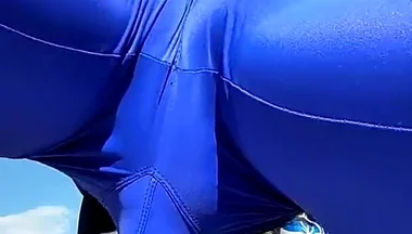 I Cum Without Taking off My Spandex After Getting Horny Working Out in Leggings