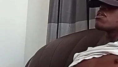 Black Guy Jerking off Until He Cums
