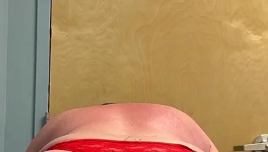 Stripping in Office Restroom