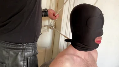 Slave Restrained, Nipple Play & Edging