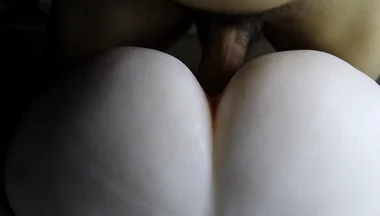 Big Fat Hot Cock Cums Deep Doggy Style in Stepmom's Huge Soft Ass!