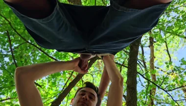 Gay Cruising in the Woods: Sucked and Kicked a Man in the Ass