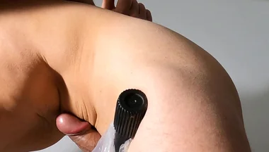 POV Close-up While Exercising with a Hard Cock (i End up Cumming)