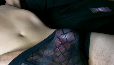 I Press Against My Skin Until It Hurts and Hold It in Without Cumming. Milking.