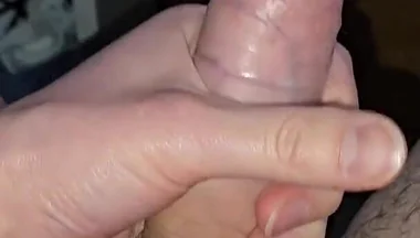 Masturbating My Big Hairy Dick Until Orgasm - Massive Cumshot on the Floor. POV