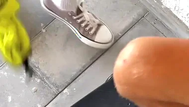 He Noticed a Guy He Saw on a Gay App, and Asked Him to Have Sex Right Then and There. He Fucked a Skateboarder on a Fire Escape