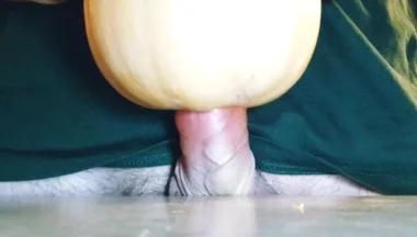 I Fucked the Pumpkin Again. I Couldn't Resist and Cummed in Her