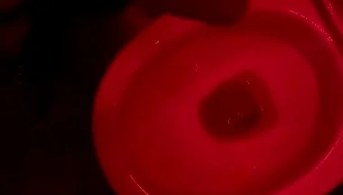 Amateur Boy Watches His Friend Pee in the Club's Toilets, Lends Him a Helping Hand and Gets Hard...