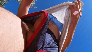 I Try Not to Erect When I Wear Shorts but My Cock Sticks Out