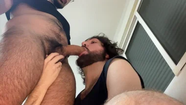 He Sucks My Dick and I Cum on His Ass