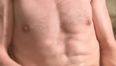 Sitting Down with the Legs Open so U Can See the Balls, Dry Bust at End