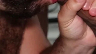 Hairy Bear Top Destroys Two Bottoms Threesome Raw Fucking