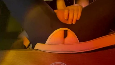 First Time Trying to Pee with a Butt Plug in His Ass, Jules Is 'helped' by His Flatmate Simon