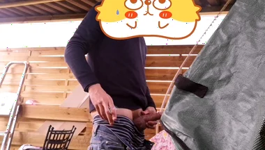 Outdoor Jerkoff While Smoking a Cigarette