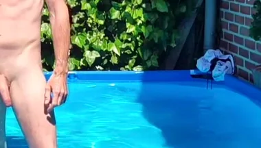 In Swimming Pool Fully Naked