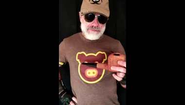 Huge Pipe Smoking Man