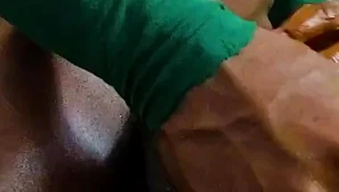 Horny Muscular Dude Splashed Out Cum in His Room