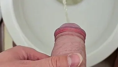 This Is How Hard It Is to Pee with a Hard Dick After an Orgasm