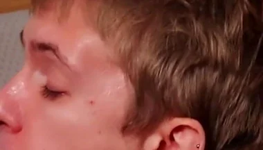 Two Guys with Big Cocks Juicy Fuck Cute Guy's Tight Asshole
