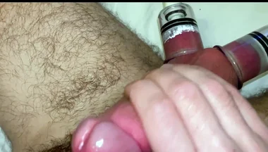 CBT Extreme Pain Pumped Balls Cum