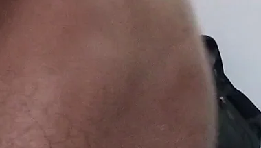 Handjob and Self-sucking