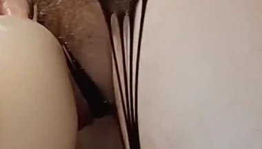 I fuck my mini sex doll in the bathroom part 2