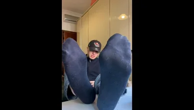 Rich Man's Feet in Motion