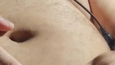 Fat Pig Masturbates While Eating