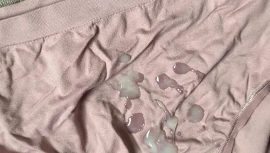 Cum on Wife’s Panties 8