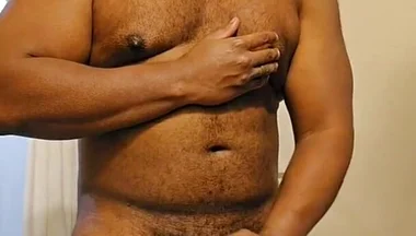 Stroking This Hard Black Cock and Cumming on the Bathroom Floor