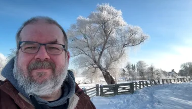 Walk in the Snow, Then Mega Orgasm!