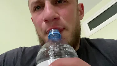 Alpha Fills a Bottle with His Saliva(snot)