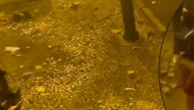 Amateur Boy Caught Peeing in the Street
