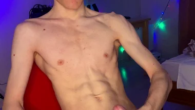 Edgy Foreskin Play Builds to Sensitive Cum Blast