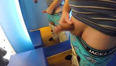 Jerk off in Locker Room