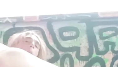 A Daring Young Man Puts His Hand in His Anus in a Public Place.