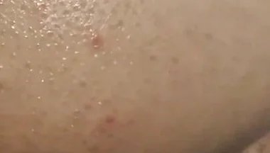 A Long-legged Femboy with a Big Dick Gets Fucked in His Wet Holes by His Daddy Until He Cums After a Shower.
