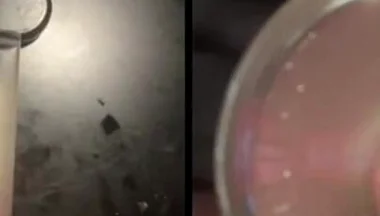 Pissing in a Fleshlight Helped by a Friend POV