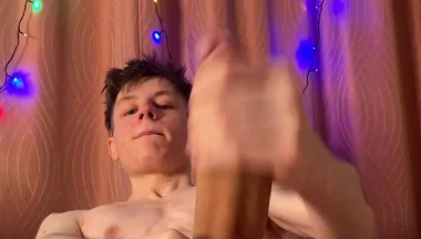 Naughty Boy Pumps Cock Imagining Forbidden Friend Fun