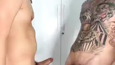 Hot Latino Sucks Straight Guy for the First Time