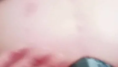 The Young Man's Big Ass Even Tries to Shove a Bottle of Yogurt Into His Little Butt.