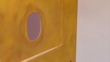 His First Gloryhole Visit Ends in a Geyser-like Cum Fountain